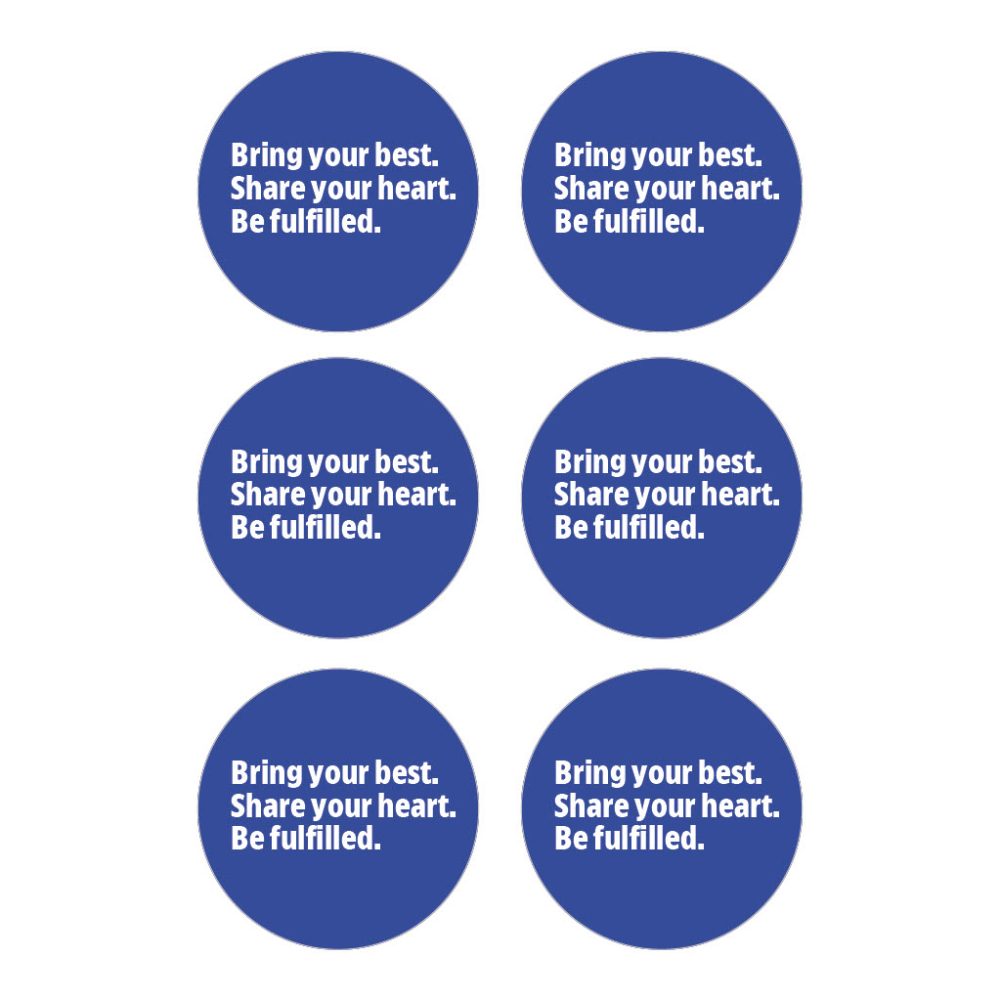 Associate Brand Stickers 3" Circles